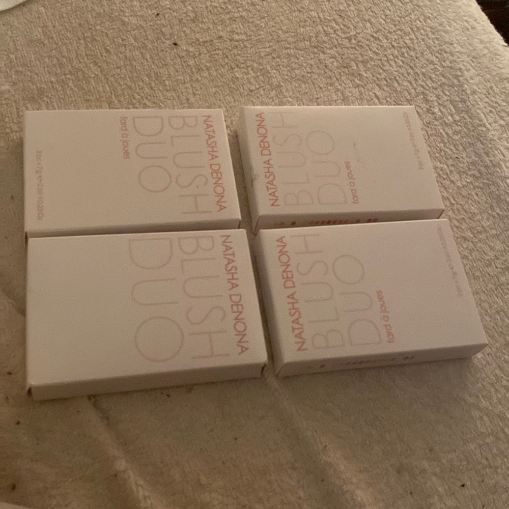 4 unopened Natasha Denona blush duos